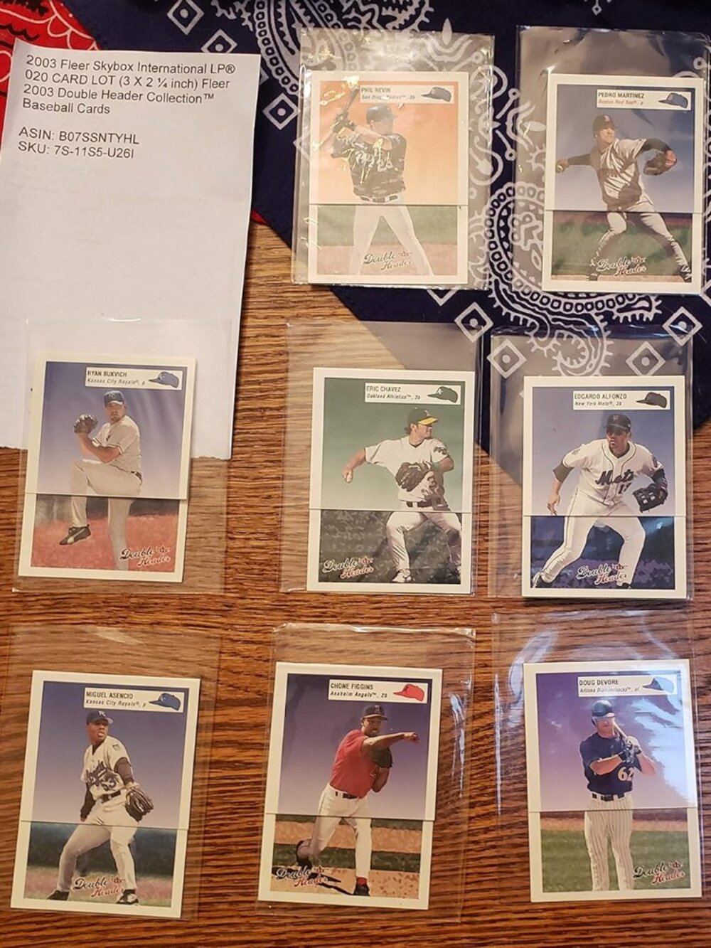 2003 Fleer Skybox International LP® 020 CARD LOT (3 X 2 ¼ inch) Fleer 2003